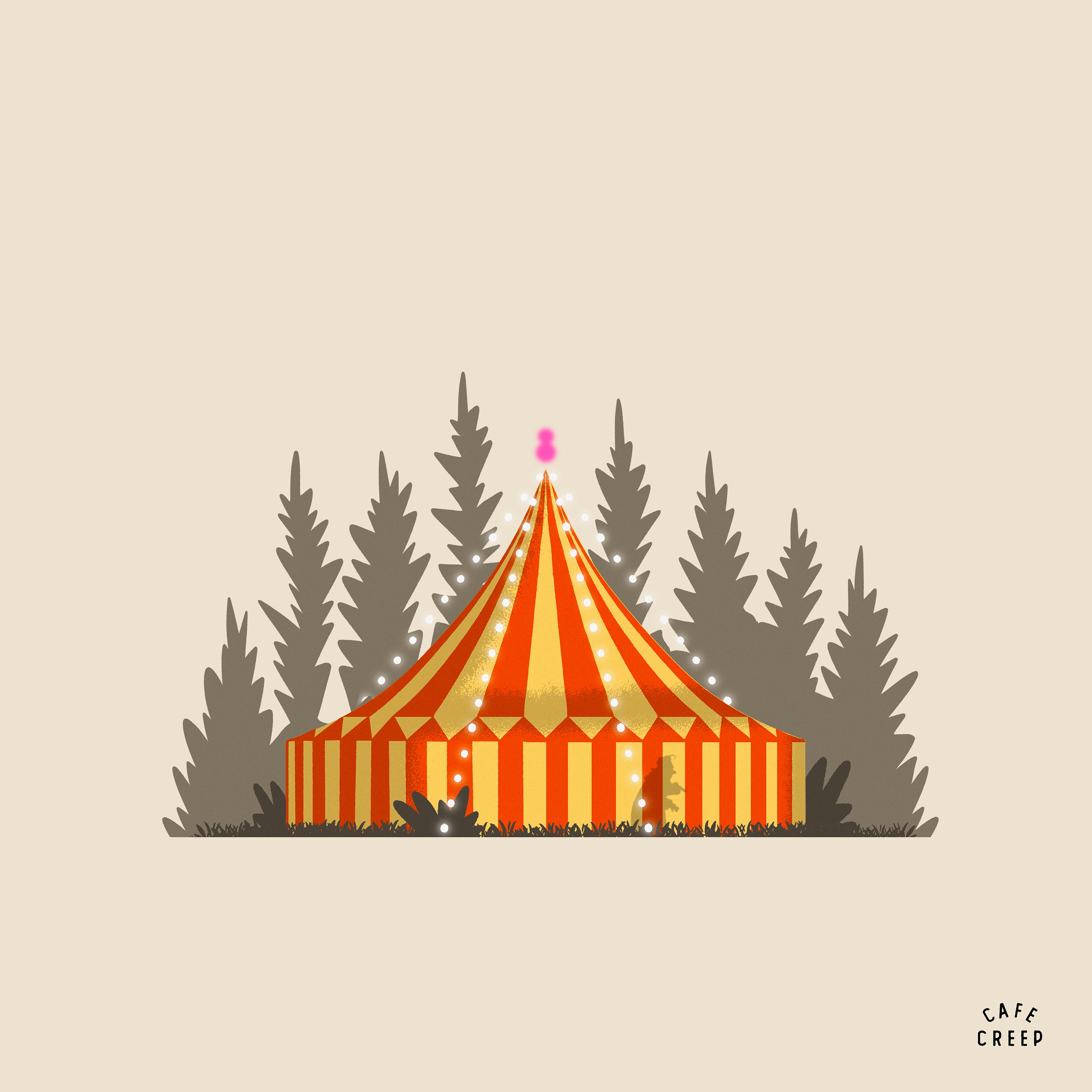art tent THE TENT (art print) – CAFECREEP