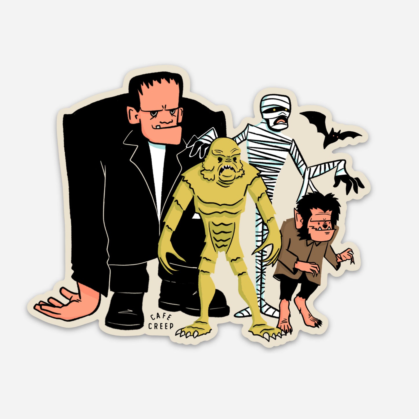 MONSTER FRIENDS (vinyl sticker)