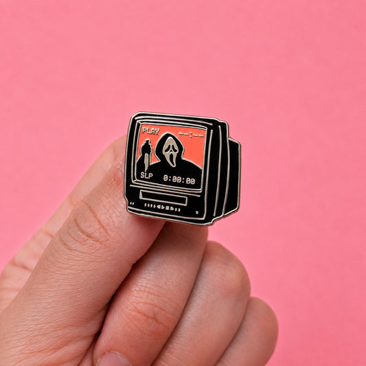 Ghost VHS 'Creepy Coral Variant' (enamel pin)