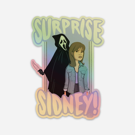 SURPRISE! (holographic sticker)