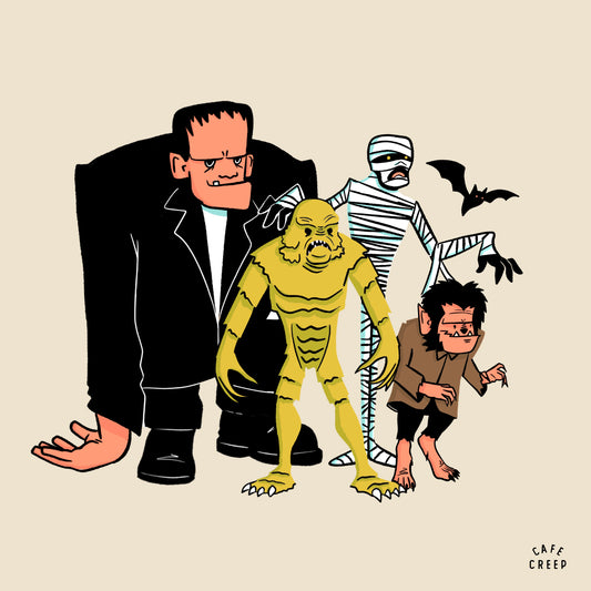 Monster Friends (art print)