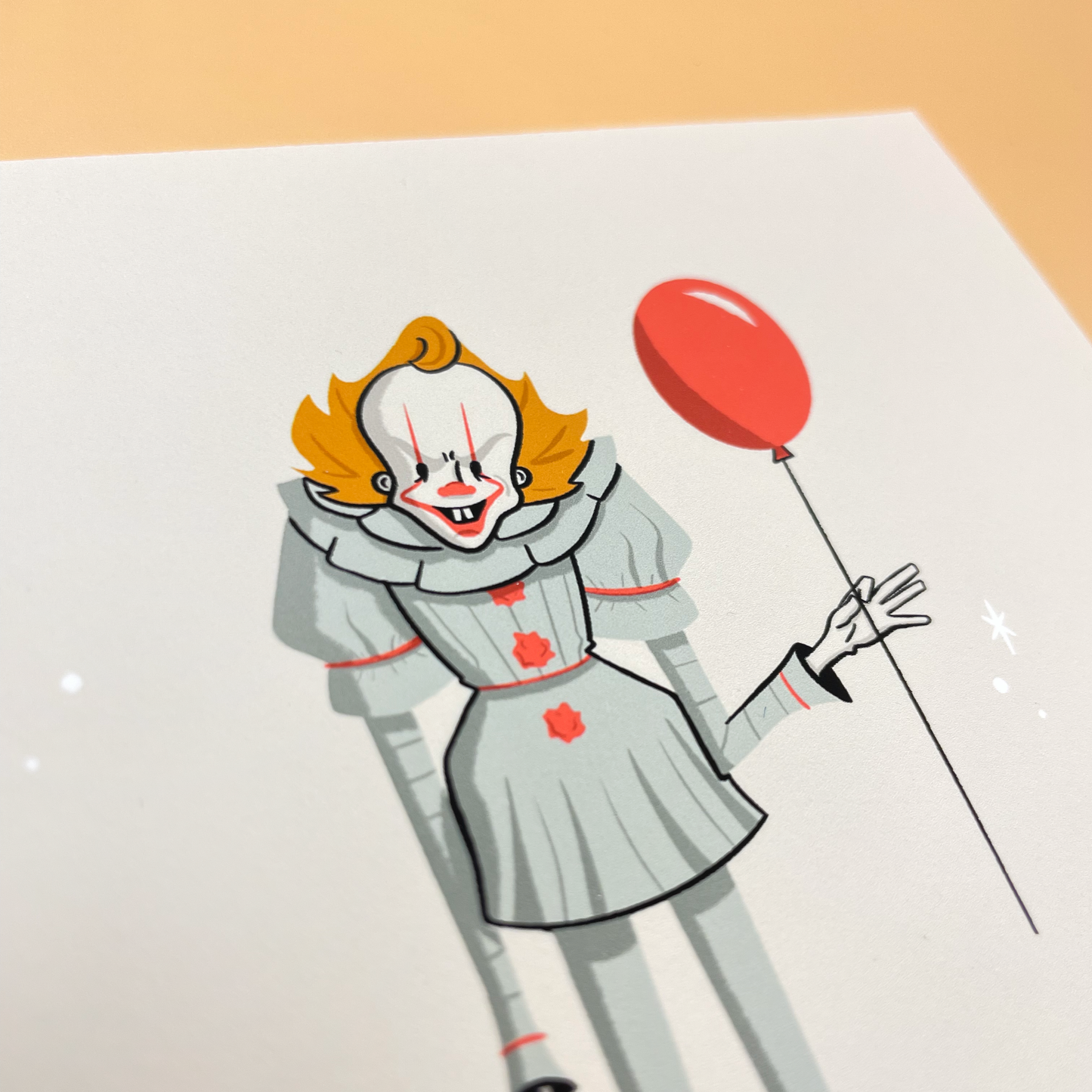 A Clown & His Ballon II (fine art print)