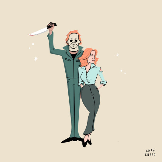 Masked Killer & The Babysitter (fine art print)